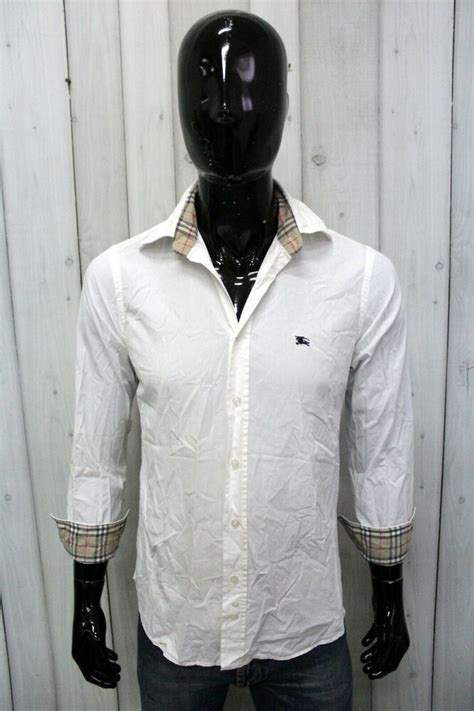 Burberry London Camicia Uomo Taglia M Chemise Shirt In 